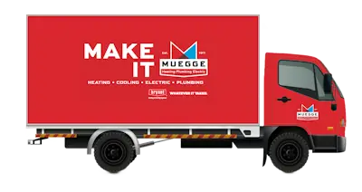 Muegge Plumbing Heating Cooling & Electric Truck